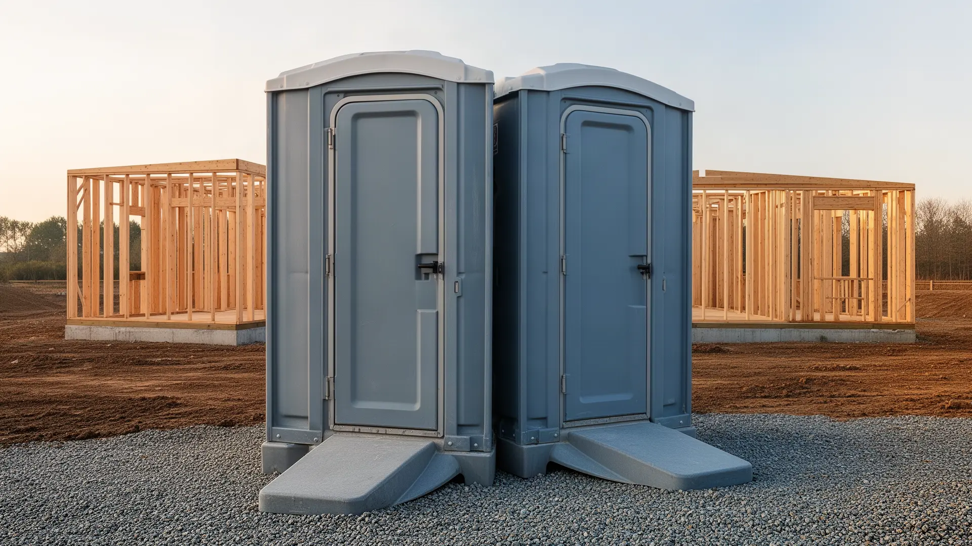 Clean porta potty unit from Plum Lake Porta Potty Rental in Houston, TX